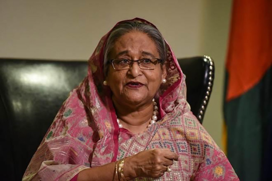 Prime Minister Sheikh Hasina seen in this undated Reuters photo