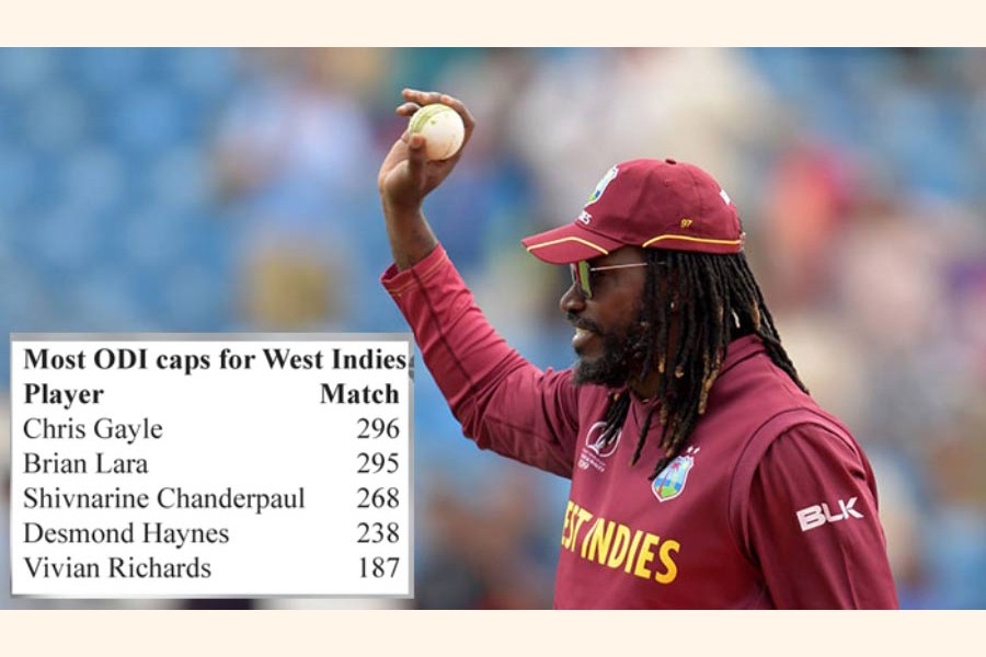 Rain forces Gayle to  break one but miss  another record