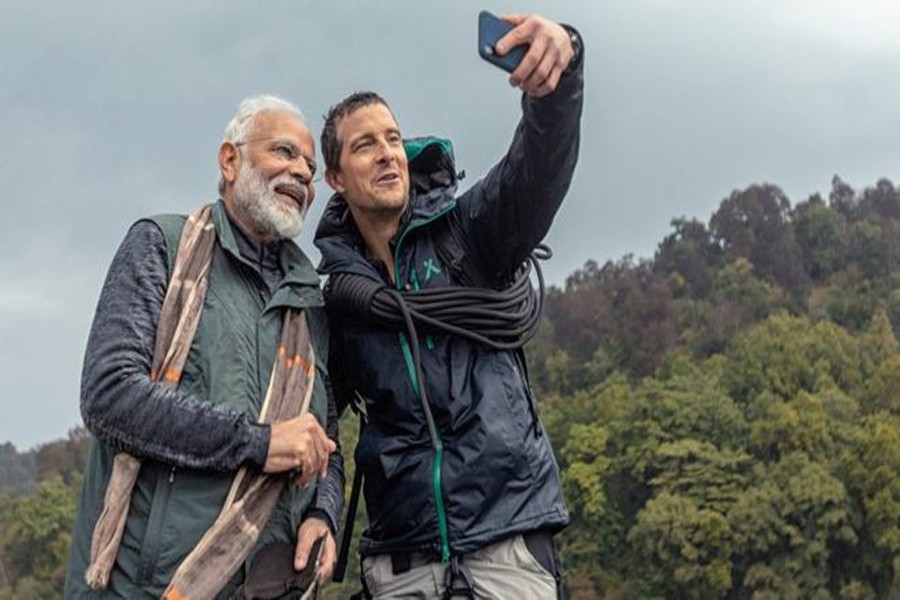 Modi joins Bear Grylls’ adventure series to throw light on environmental conservation