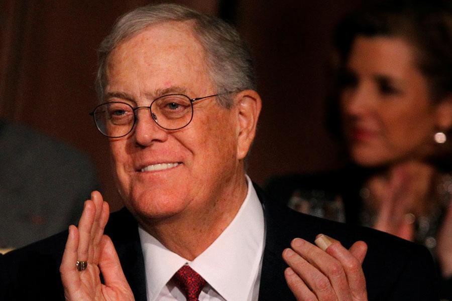 US billionaire businessman David Koch dies