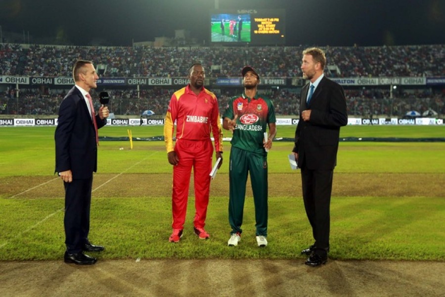 Bangladesh lose toss, bat first against Zimbabwe