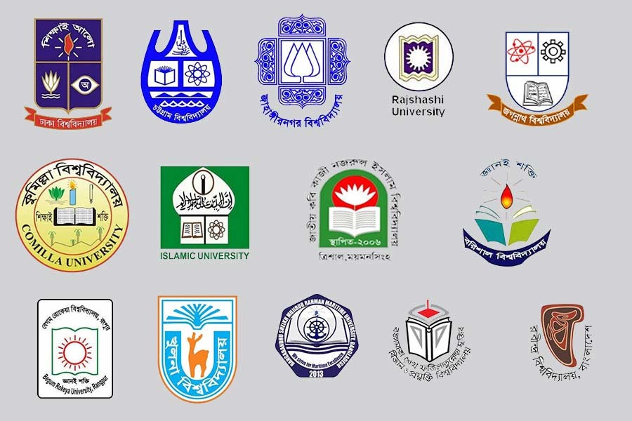 Monograms of some public universities of Bangladesh