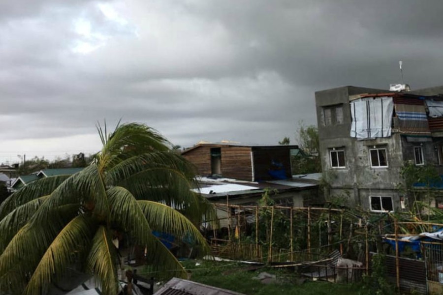 Fallen trees and buildings are seen after Typhoon Phanfone swept through Tanauan, Leyte, in the Philippines December 25, 2019. Paul Cinco, Reuters