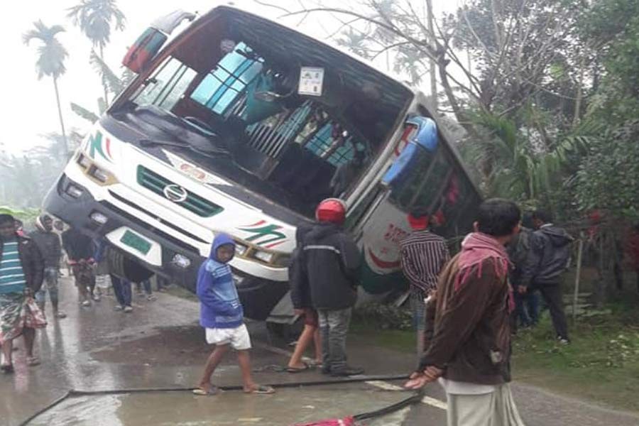 Two killed in Kishoreganj road crash