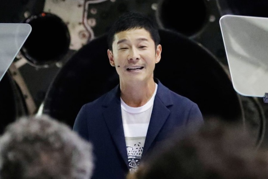 Japanese billionaire Yusaku Maezawa - AP file photo