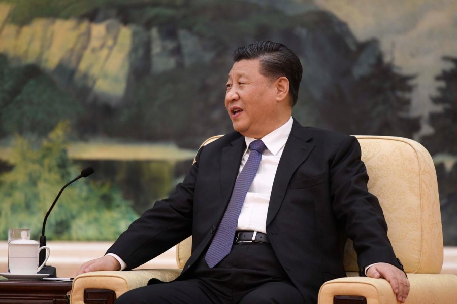 Chinese president Xi jinping speaks during a meeting with Tedros Adhanom, director general of the World Health Organization, at the Great Hall of the People in Beijing, China, January 28, 2020. Naohiko Hatta/Pool via Reuters