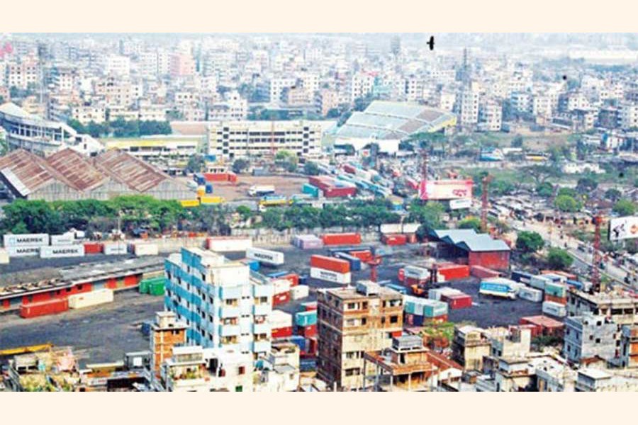 A top view of the Rajshahi city 	— FE Photo