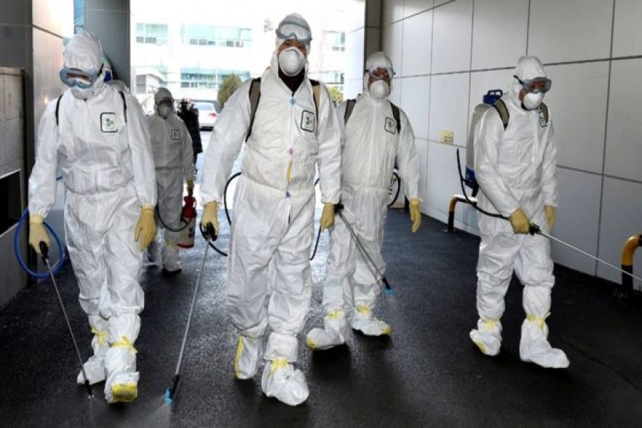 S Korea stepsup measures amid uptick in coronavirus infection