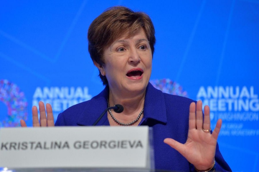 International Monetary Fund (IMF) Managing Director Kristalina Georgieva seen in this undated Reuters photo