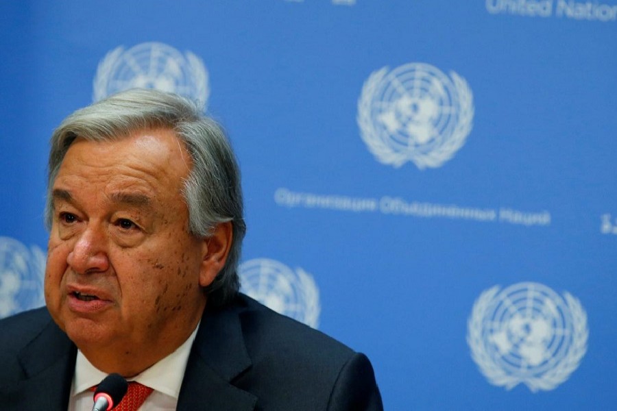 UN secretary general Antonio Guterres speaks at a news conference ahead of the 72nd United Nations General Assembly at UN headquarters in New York, September 13, 2017. — Reuters/Files