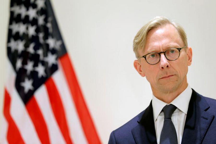 Brian Hook, US Special Representative for Iran, attends a news conference in London, Britain on June 28, 2019 — Reuters/Files