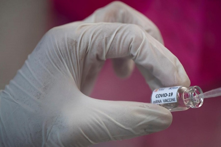 A researcher works inside a laboratory of Chulalongkorn University during the development of an mRNA type vaccine candidate for the coronavirus disease (COVID-19) in Bangkok, Thailand, May 25, 2020. — Reuters