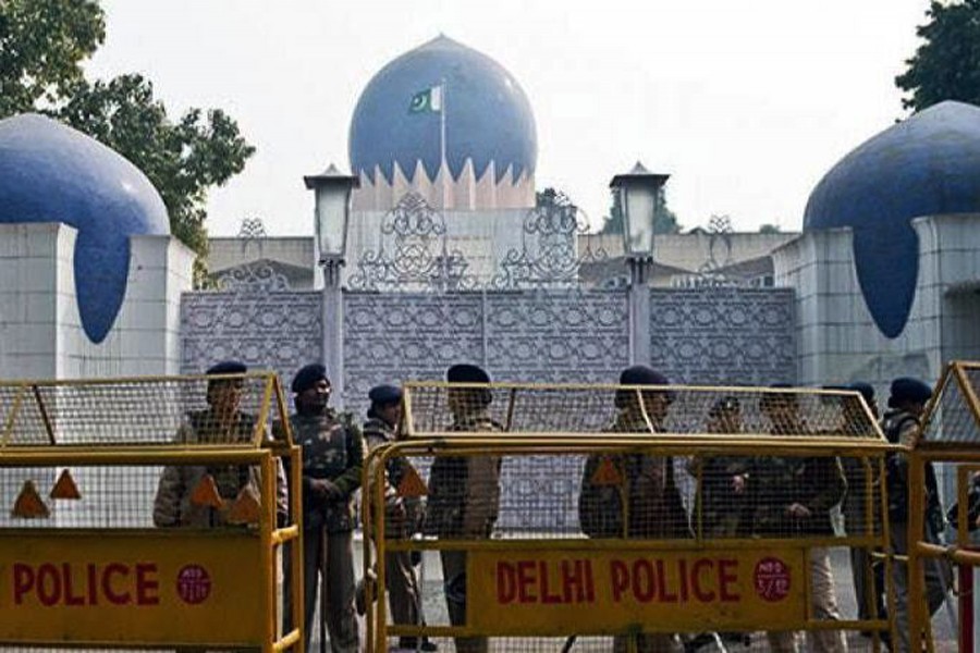 File photo of Pakistan embassy in New Delhi . (Collected)