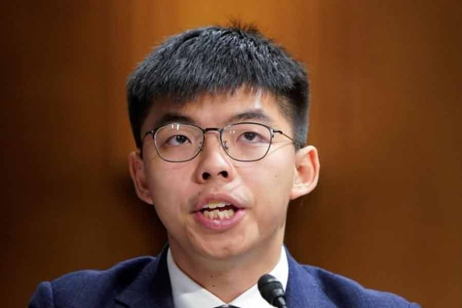 Joshua Wong, secretary-general of Hong Kong's pro-democracy Demosisto party