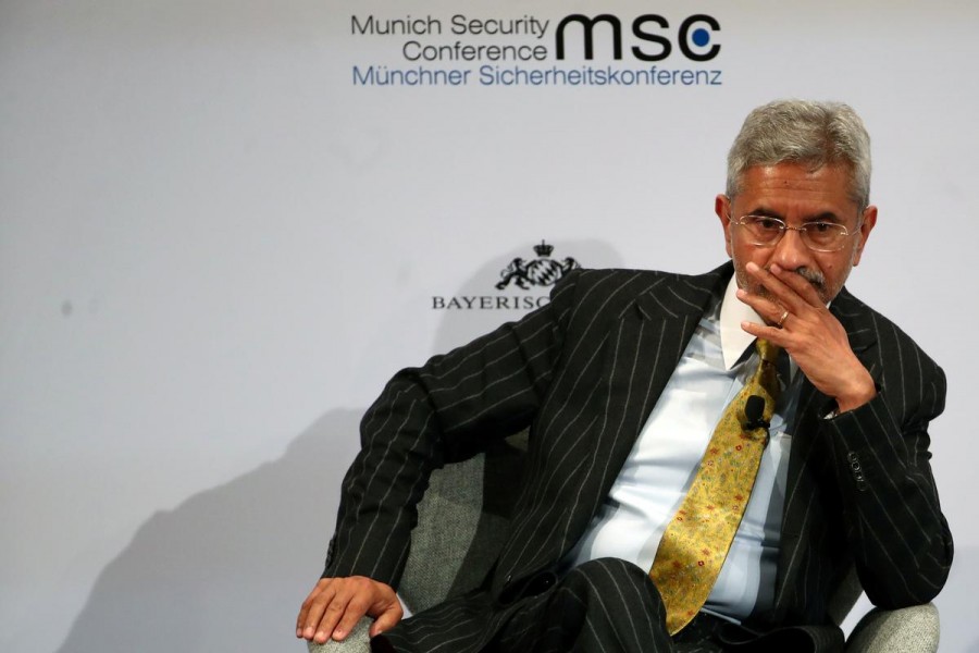 Indian Minister of External Affairs Subrahmanyam Jaishankar attends a panel during the annual Munich Security Conference in Munich, Germany on February 14, 2020 — Reuters/Files