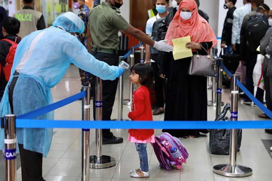 File photo of the Hazrat Shahjalal International Airport. (Reuters)