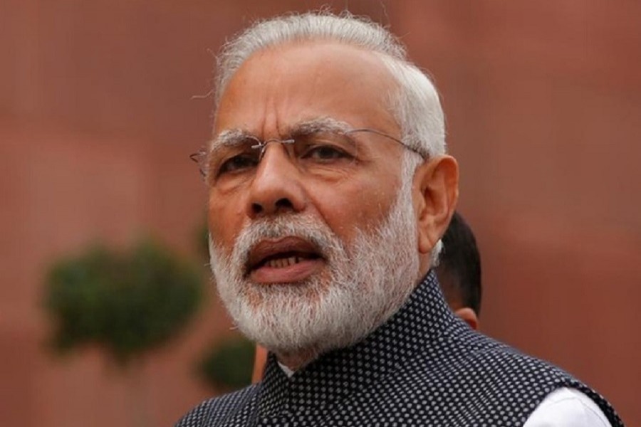 India's Prime Minister Narendra Modi speaks to the media inside the parliament premises on the first day of the winter session in New Delhi, India, November 16, 2016 — Reuters