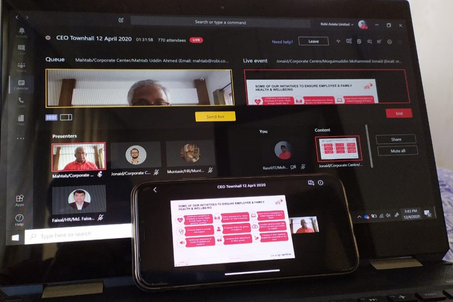 Microsoft facilitates Robi team to work from home