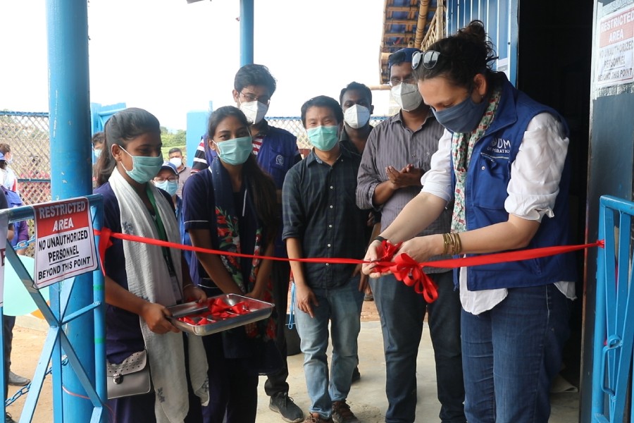 IOM opens new facilities for Covid-19 treatment in Cox’s Bazar