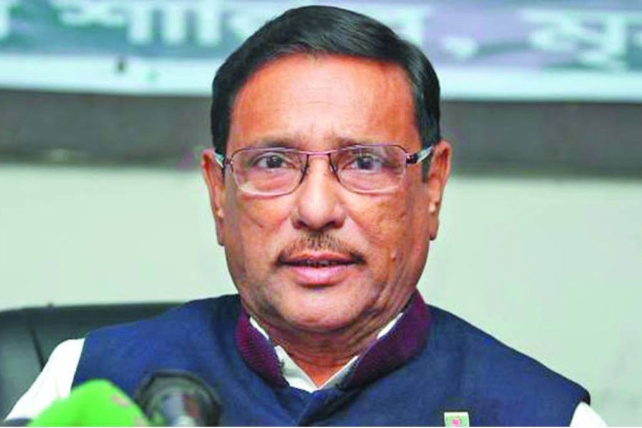 Road Transport and Bridges Minister Obaidul Quader seen in this undated photo