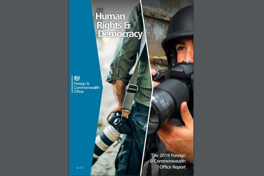 First page of Human Rights and Democracy: The 2019 Foreign and Commonwealth Office Report