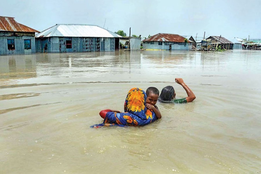 Flood situation worsens due to onrush of water, rainfall