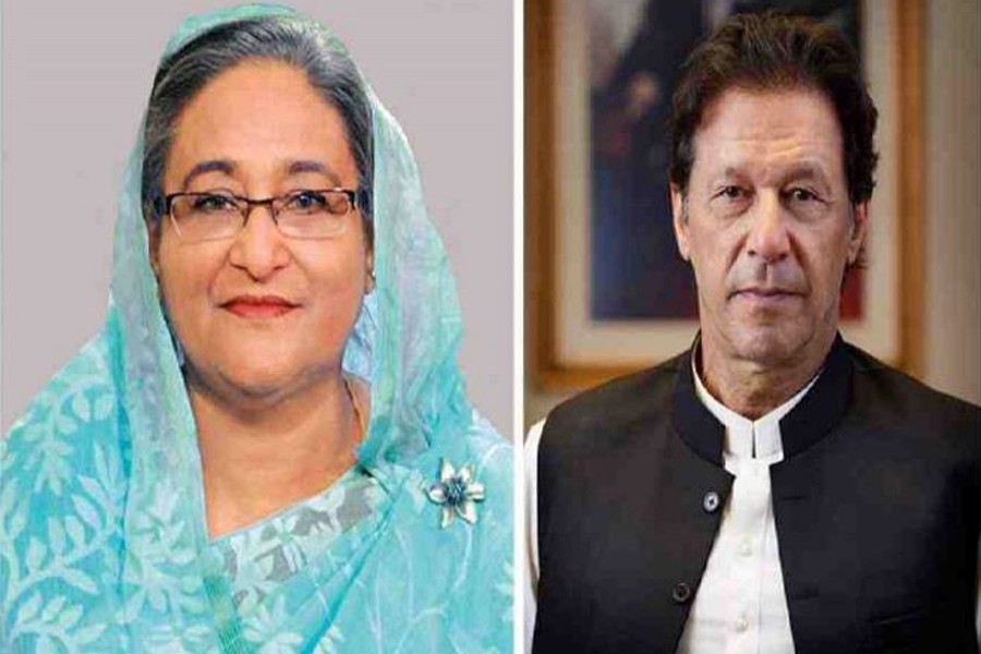 Pakistan PM Imran phones Sheikh Hasina