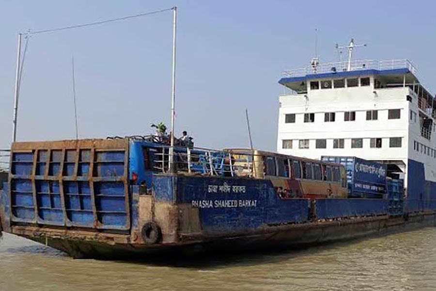 Ferry operation suspended on Shimulia-Kathalbari route