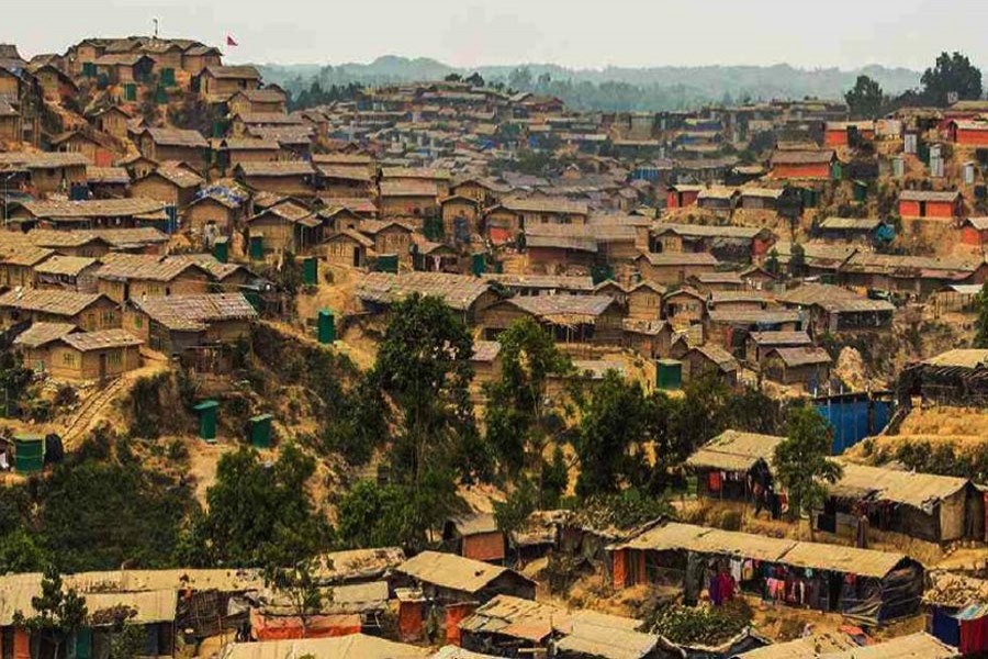 File photo of Rohingya  camp