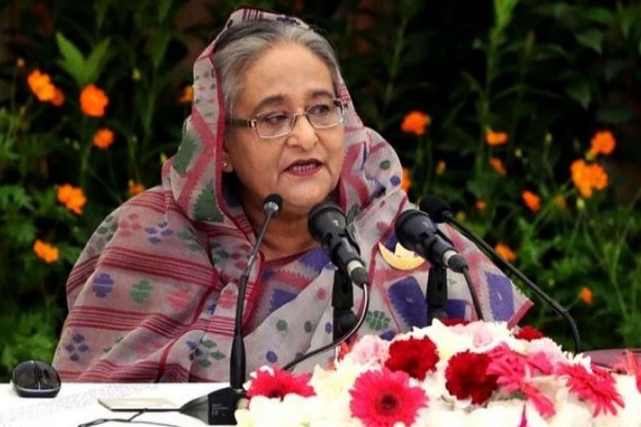 File photo of Prime Minister Sheikh Hasina