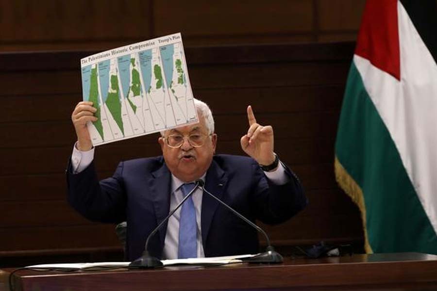 File photo of Palestinian President Mahmoud Abbas