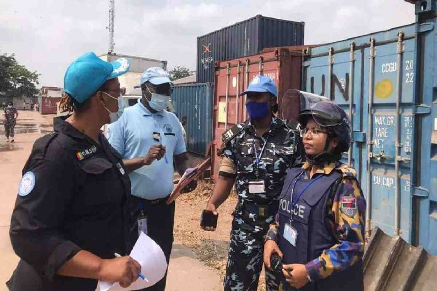 Bangladeshi women peacekeepers tasked with Congo Airport security