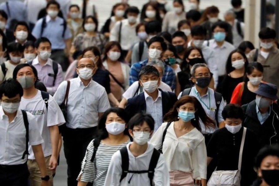 Breathing with face mask does not alter oxygen level; virus can last nine hours on skin