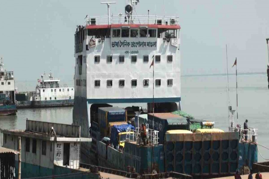 Experimental ferry launched at Kanthalbari-Shimulia