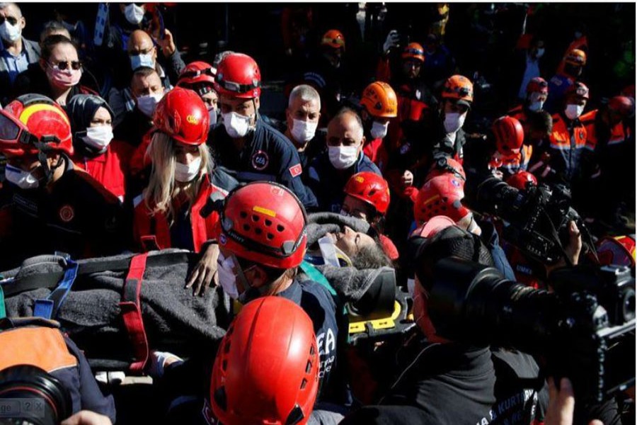 Mother, children saved from Turkey earthquake rubble