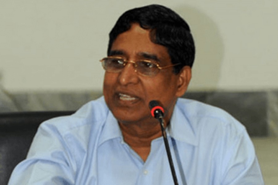 Agriculture Minister Dr Muhammad Abdur Razzaque seen in this undated file photo — Collected/UNB