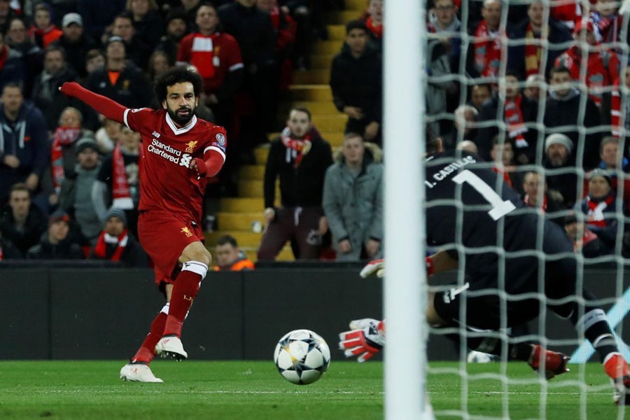 Liverpool forward Mohammad Salah tests positive for coronavirus