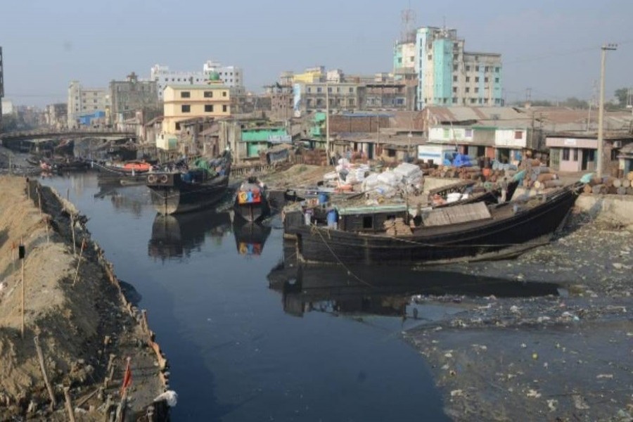 Representational image: Businesses in Khatunganj suffer huge losses due to water logging every year as Chaktai canal, the drainage channel of the business hub, is not excavated regularly — UNB/Files