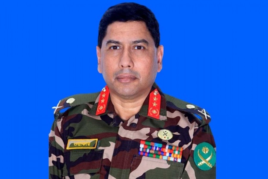 AFD PSO Waqar-uz-Zaman adorned with rank badge of Lt Gen