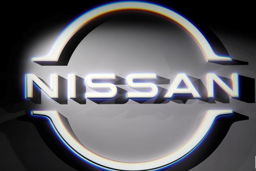 FILE PHOTO: The brand logo of Nissan Motor Corp. in Yokohama, south of Tokyo, Japan July 14, 2020. REUTERS/Issei Kato/File Photo