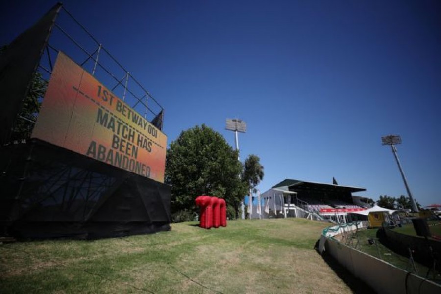 A general view of Boland Park stadium in Paarl, South Africa as the first ODI between Proteas and England was abandoned on Sunday, December 06, 2020 — Reuters photo