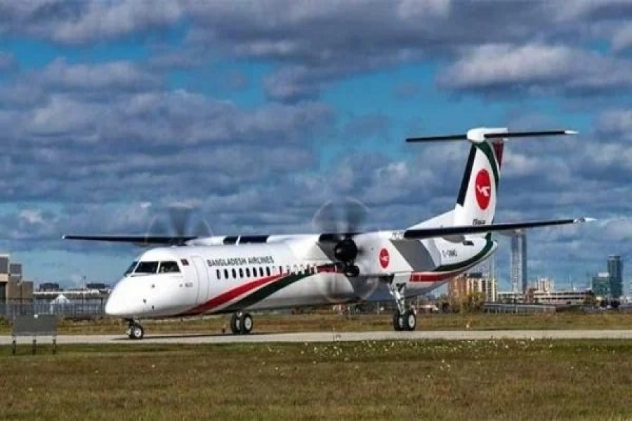 PM inaugurates Biman's new Dash 8-400 aircraft ‘Dhruvatara’