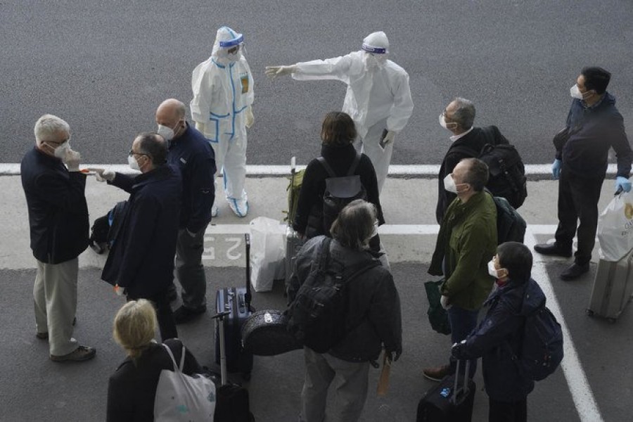 A possible focus for the WHO investigators, above, is the Wuhan Institute of Virology in the city where the outbreak began. (AP)