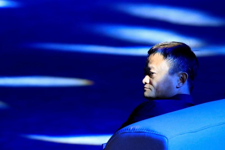 Jack Ma, chairman of Alibaba Group, arrives at the "Tech for Good" Summit in Paris, France, May 15, 2019 -- Reuters/Files