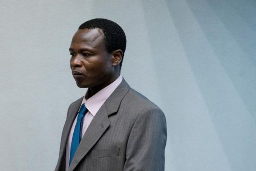 Dominic Ongwen, a senior commander in the Lord's Resistance Army, enters the court room of the International Court in The Hague, Netherlands, December 06, 2016. REUTERS/Peter Dejong/Pool/File Photo