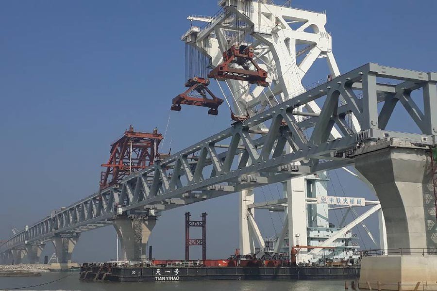 Vehicular movement on Padma Bridge to begin by June 2022