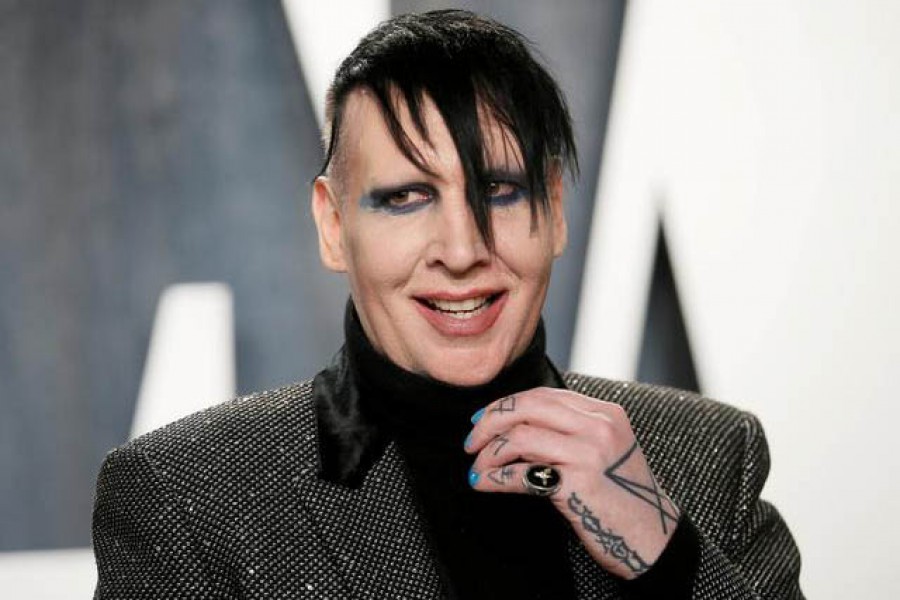 Marilyn Manson attends the Vanity Fair Oscar party in Beverly Hills during the 92nd Academy Awards, in Los Angeles, California, US, February 9, 2020 — Reuters/Files