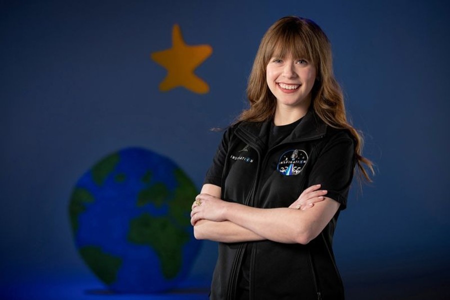 Hayley Arceneaux, a 29-year-old physician assistant at St Jude Children's Research Hospital and pediatric bone cancer survivor, who has been chosen for historic Inspiration4 all-civilian mission to Space, poses in an undated photograph — Handout via REUTERS