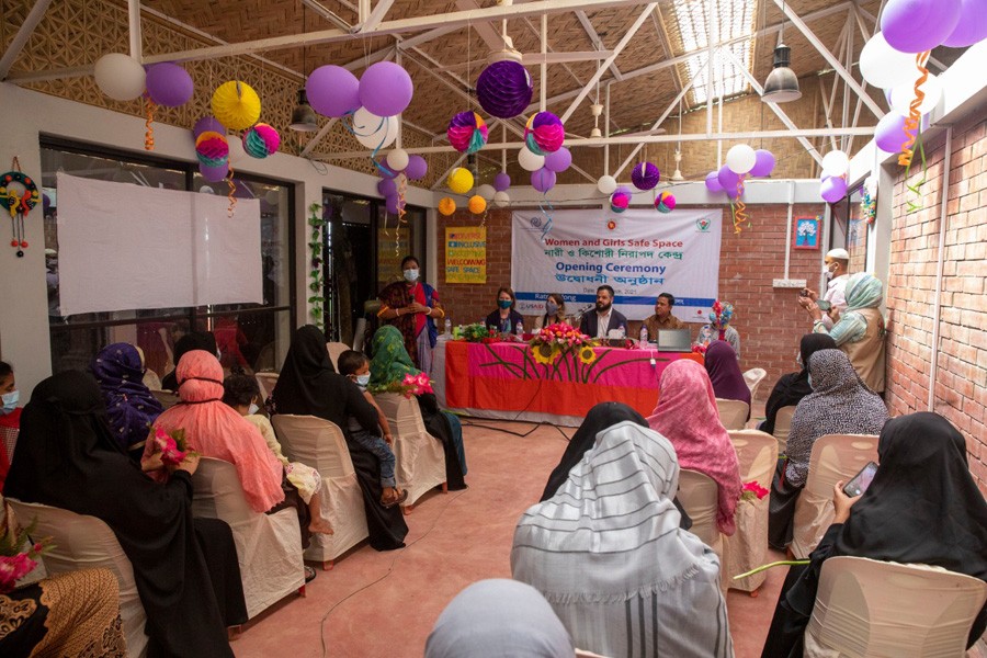 IOM opens ‘safe space’ for women in Cox’s Bazar