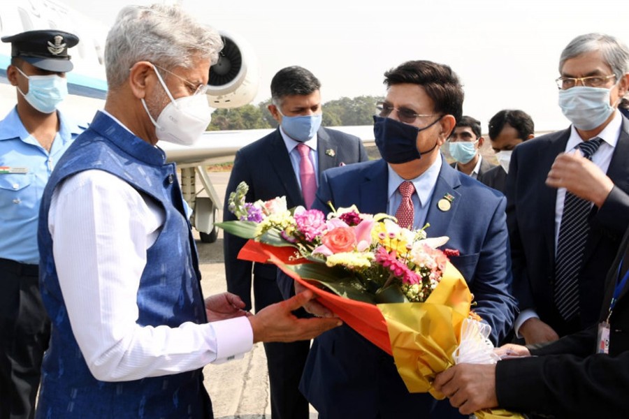 Indian External Affairs Minister Jaishankar arrives in Dhaka